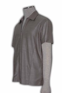 R051 訂購團體瑜伽服外套  訂做香港瑜伽服 恤衫摺袖方法 麻布 外套製作供應商